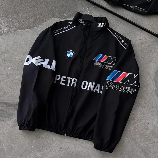 Racing BMW Jacket – Bold DTF Print Motorsport Style | WesternVibe®