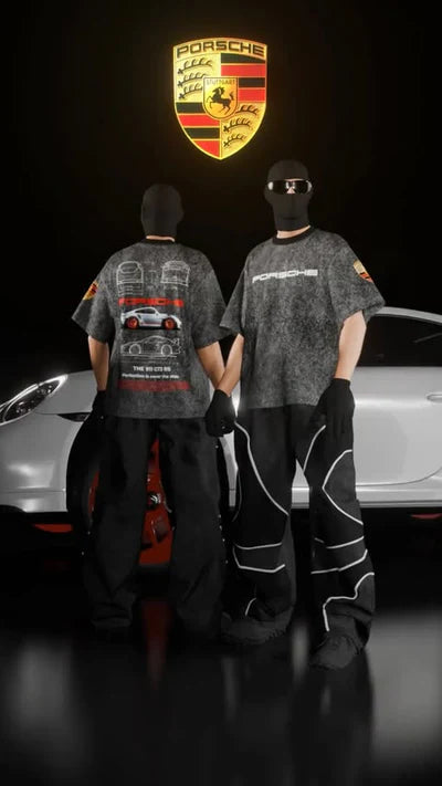 WesternVibe Unisex Streetwear Oversized Tee