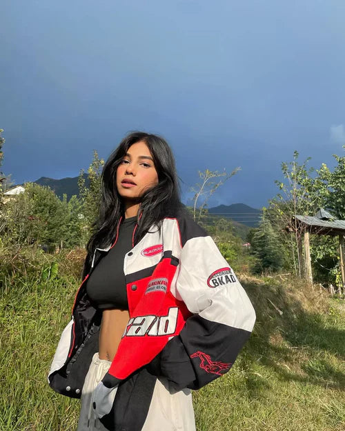 Premium Motorsport Outerwear Black Jacket