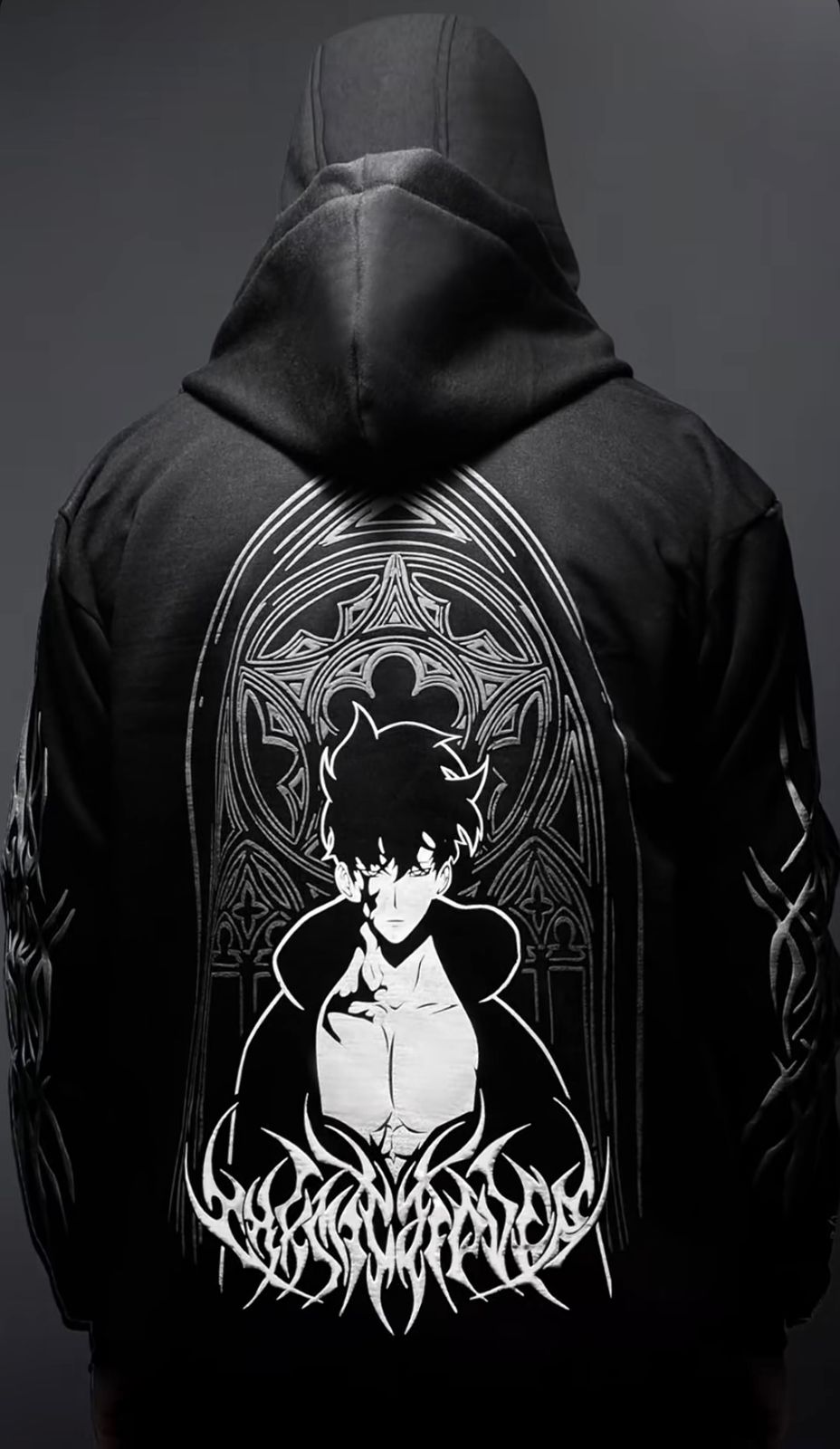 Solo Leveling Jin Woo Zipper Balaclava – Shadow Hunter Style | WesternVibe®