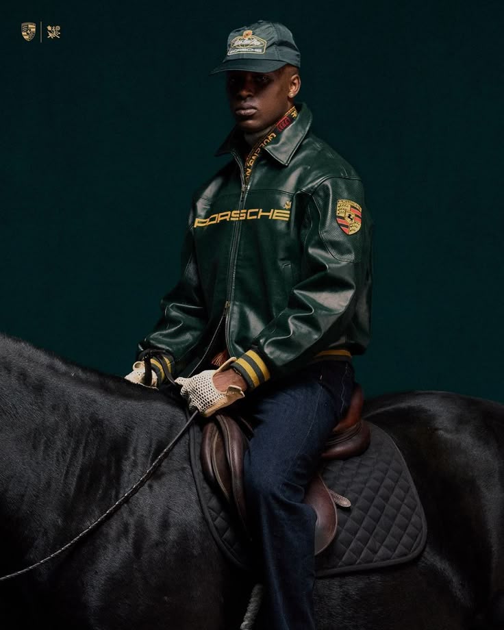 Porsche Vintage Leather Racing Jacket – Retro Motorsport Statement | WesternVibe®