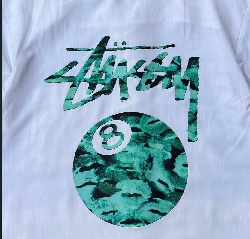 Western 8 ball oversized shirt urban streetwear styling